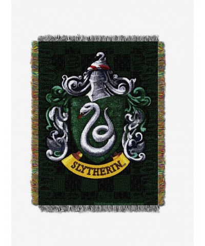 Harry Potter Slytherin Shield Tapestry Throw $17.18 Throws