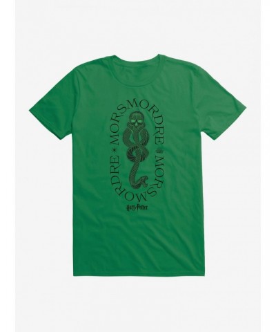 Harry Potter Morsmordre Death Eater Dark Mark T-Shirt $9.37 T-Shirts