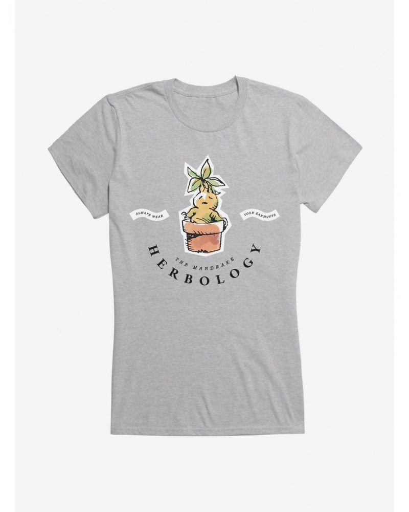 Harry Potter Watercolor Herbology Mandrake Girls T-Shirt $6.97 T-Shirts