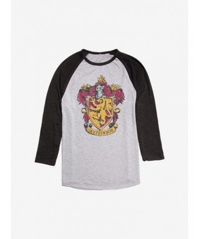 Harry Potter Hufflepuff School Uniform Emblem Raglan $10.40 Raglans
