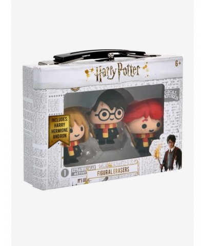 Harry Potter Harry Hermione & Ron Eraser Set $3.30 Eraser Set