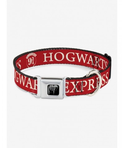 Harry Potter Hogwarts Express Seatbelt Buckle Dog Collar $12.45 Pet Collars