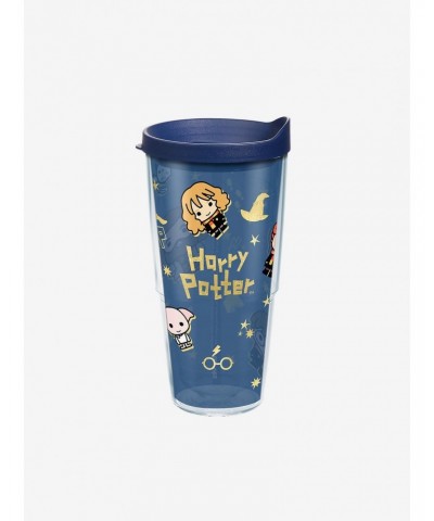 Harry Potter Charm Icons 24oz Classic Tumbler With Lid $8.02 Tumblers