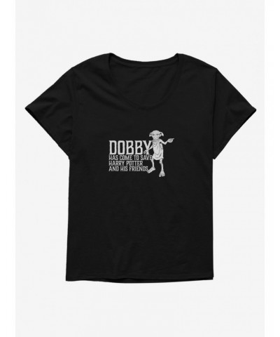Harry Potter Dobby Has Come To Save Girls T-Shirt Plus Size $9.25 T-Shirts