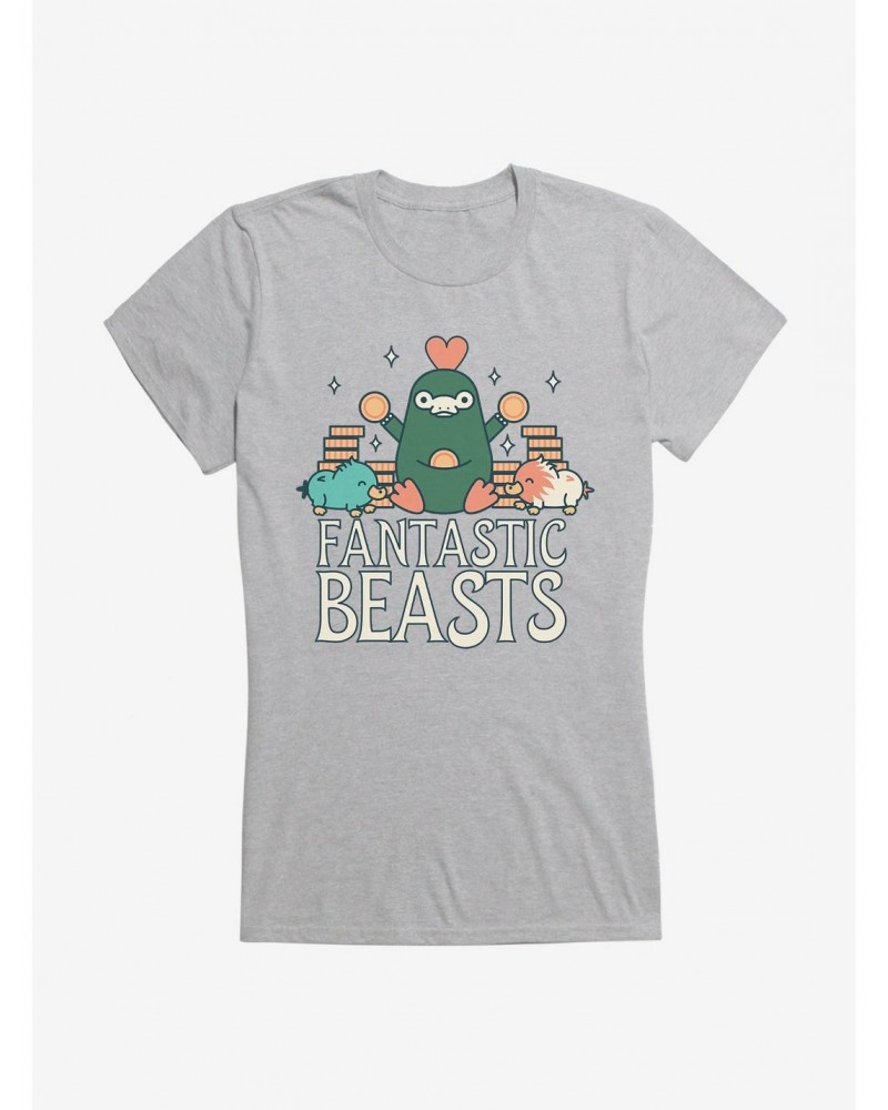 Fantastic Beasts Nifflers Money Girls T-Shirt $8.96 T-Shirts