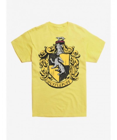 Harry Potter Hufflepuff Shield T-Shirt $8.80 T-Shirts