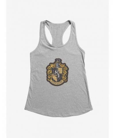 Harry Potter Hufflepuff Coat Of Arms Girls Tank $7.97 Tanks